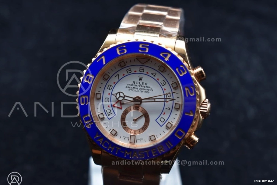 1223 Bracelet GMF A RG Best Blue 116685 1:1 Ceramic II Edition on TopPick YachtMaster RG 1221